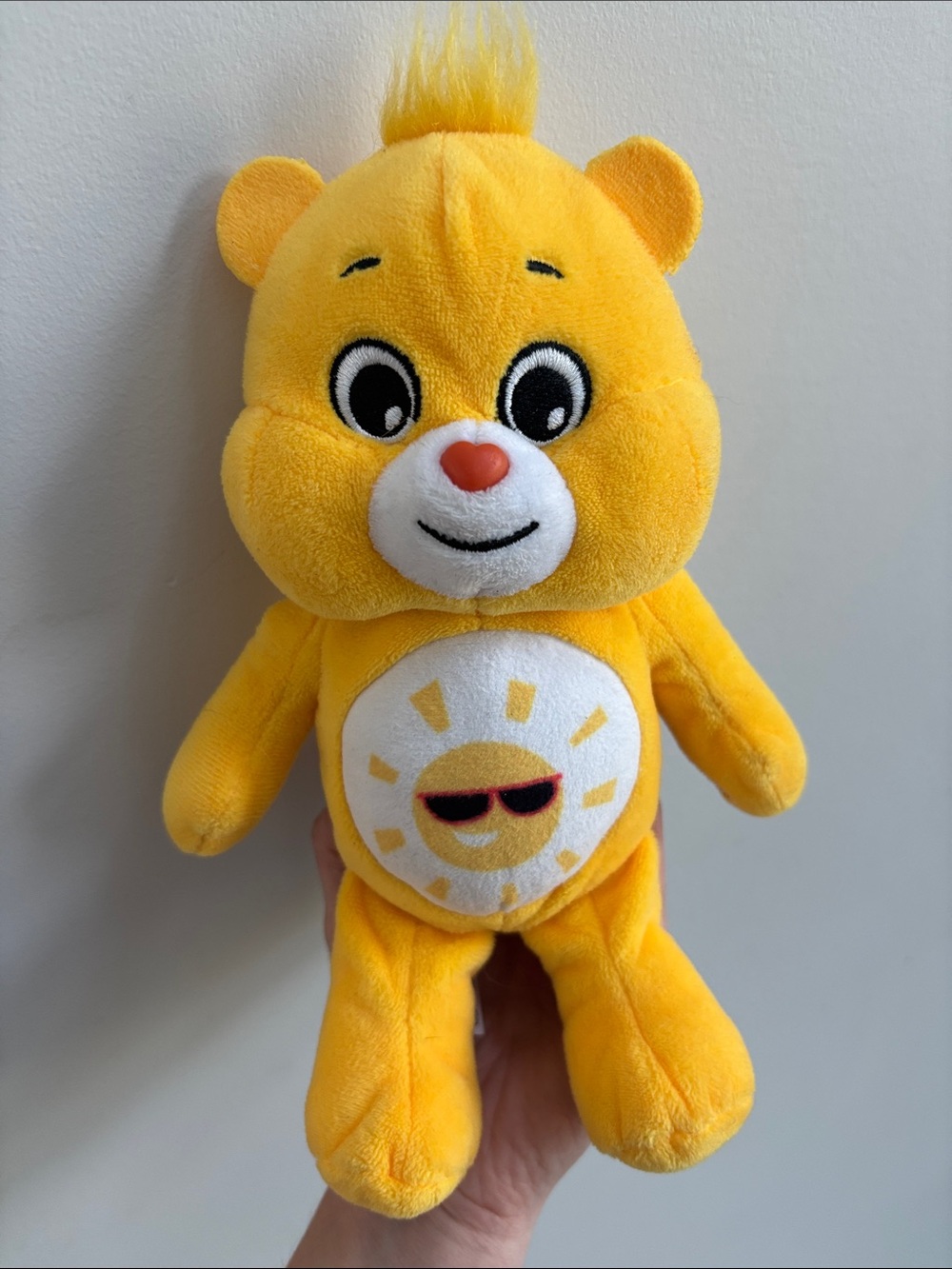 Care Bears Yellow Sunshine Plush Toy - Soft Sunny Bear